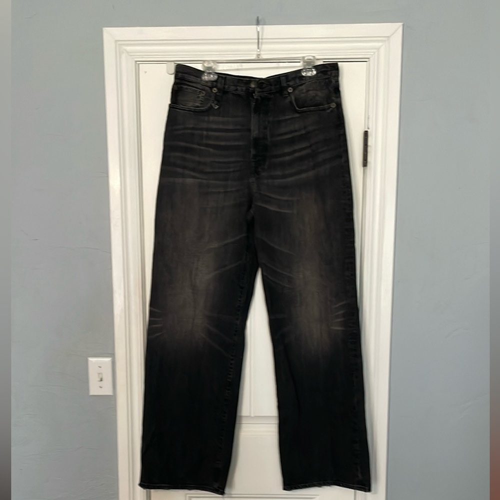 R13 D’Arcy Loose Jean in Wilson Black - Picture 3 of 11
